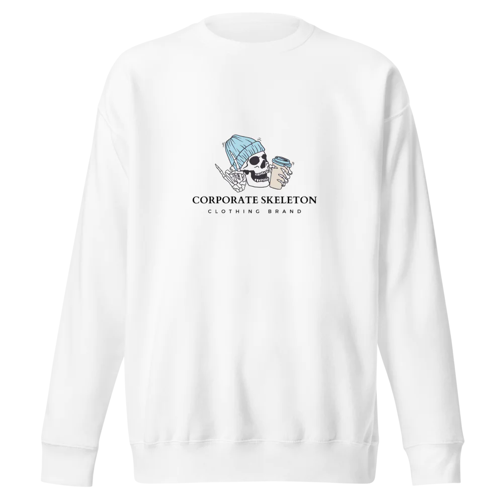 Corporate Skeleton Unisex Premium Sweatshirt