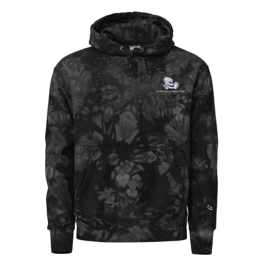 Corporate Skeleton Unisex Champion Tie-Dye Hoodie