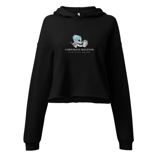 Corporate Skeleton Women's Cropped Hoodie